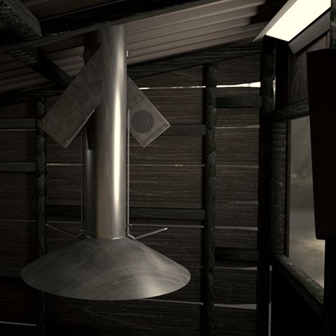 Solar powered extractor